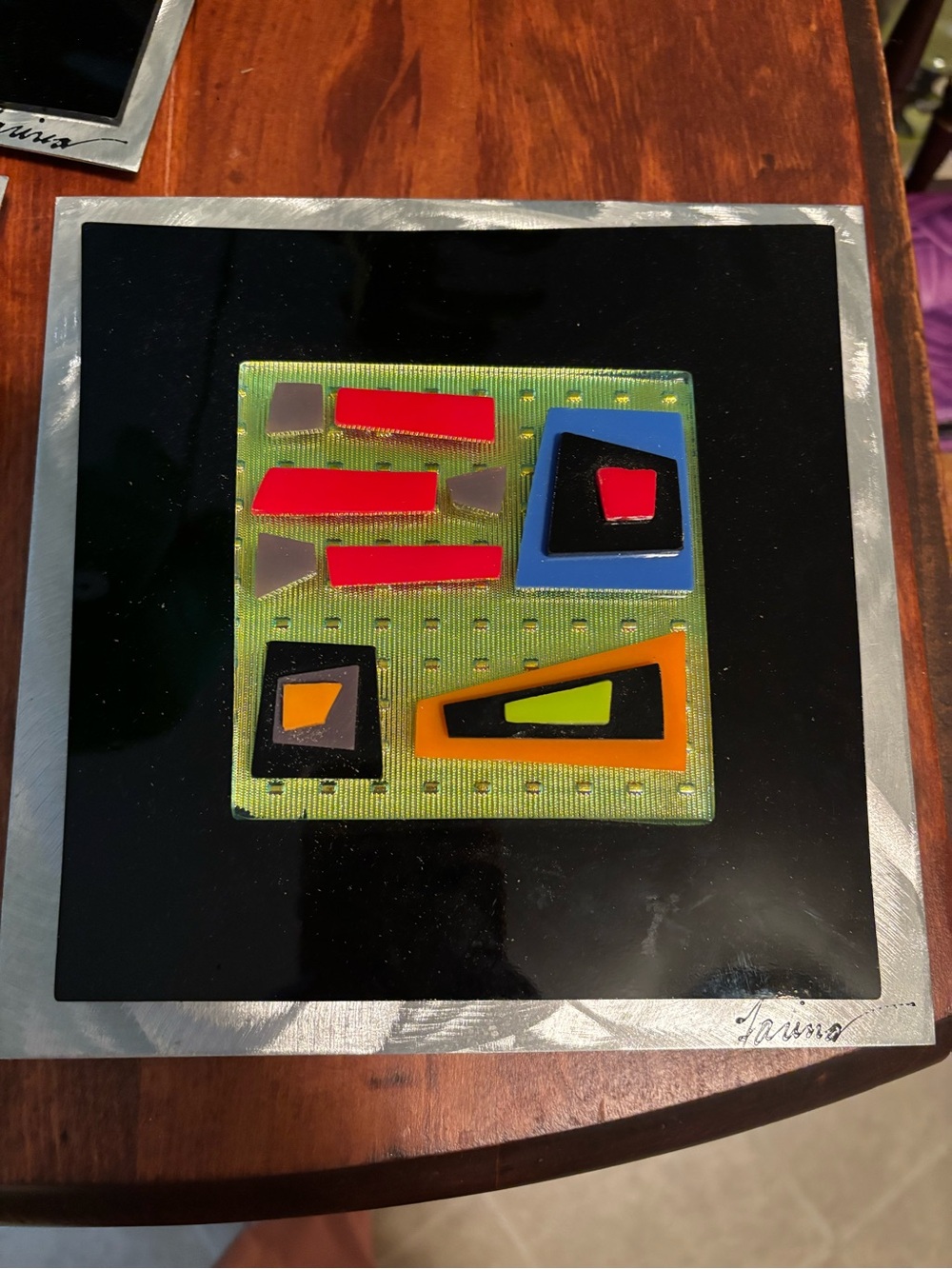 Farina Composit Glass Art 8” square